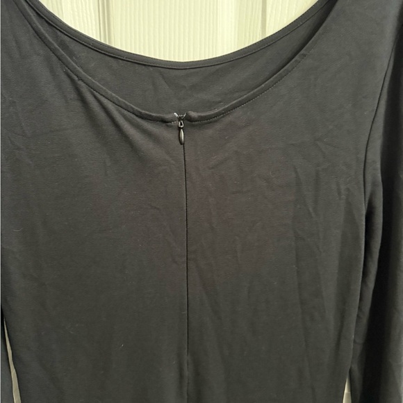 Charli London Anthropologie Audrey Black Long Sleeve Bodycon Midi Dress L NWT - Picture 4 of 10